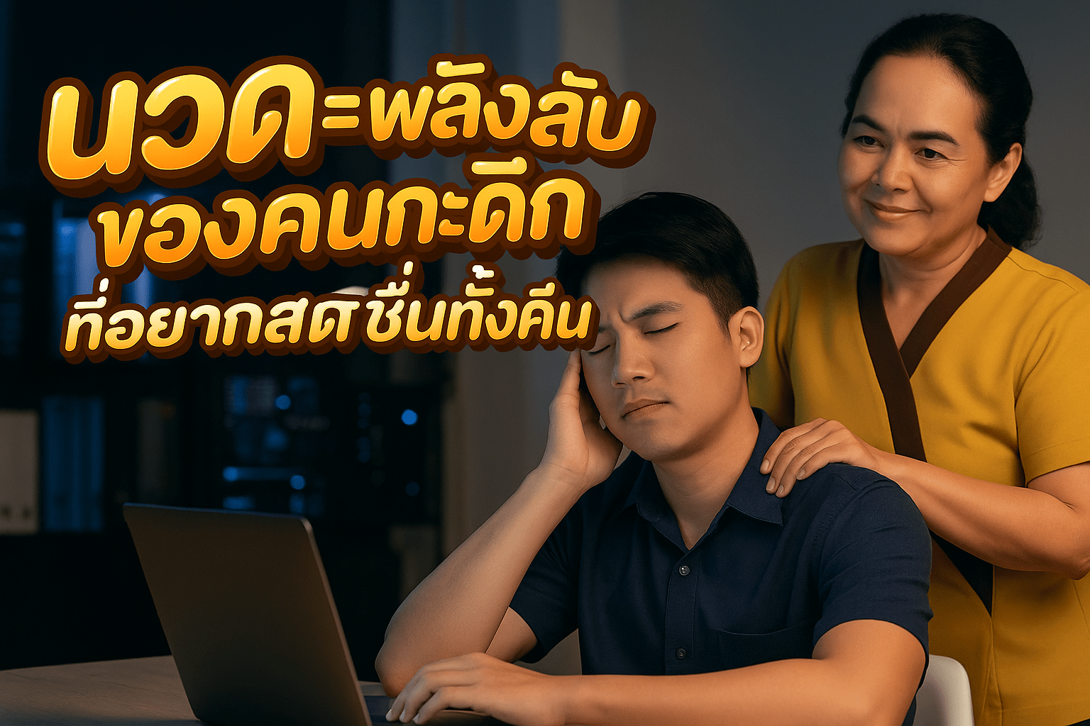 นวด = พลังลับของคนกะดึก ที่อยากสดชื่นทั้งคืน นวดผู้สูงอายุ รังสิต